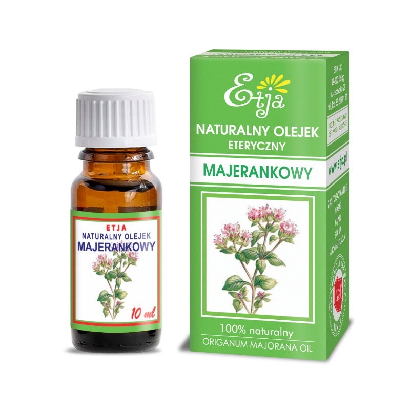 OLEJEK ETERYCZNY MAJERANEK 10 ml - ETJA
