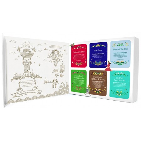 ZESTAW HERBAT I HERBATEK LUKSUSOWYCH BIO (THE LUXURY - 6 SMAKÓW) (48 x 2,04 g) 98 g - ENGLISH TEA SHOP