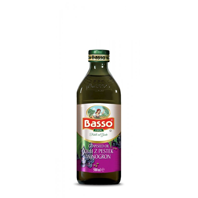 OLEJ Z PESTEK WINOGRON 500 ml - BASSO