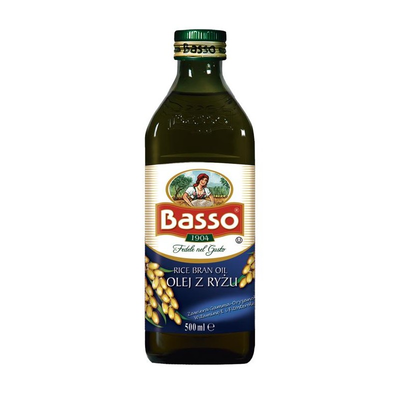 OLEJ Z RYŻU 500 ml - BASSO