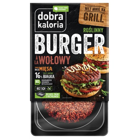 ROŚLINNY BURGER A'LA WOŁOWY 200 g - DOBRA KALORIA