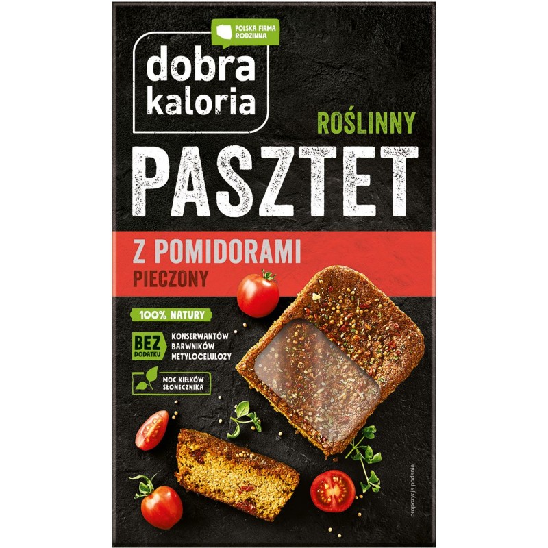 ROŚLINNY PASZTET Z POMIDORAMI 220 g - DOBRA KALORIA