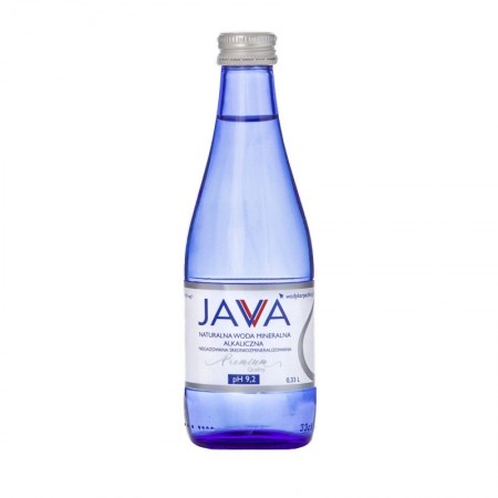 NATURALNA WODA MINERALNA ALKALICZNA NIEGAZOWANA 330 ml (SZKŁO) - JAVA