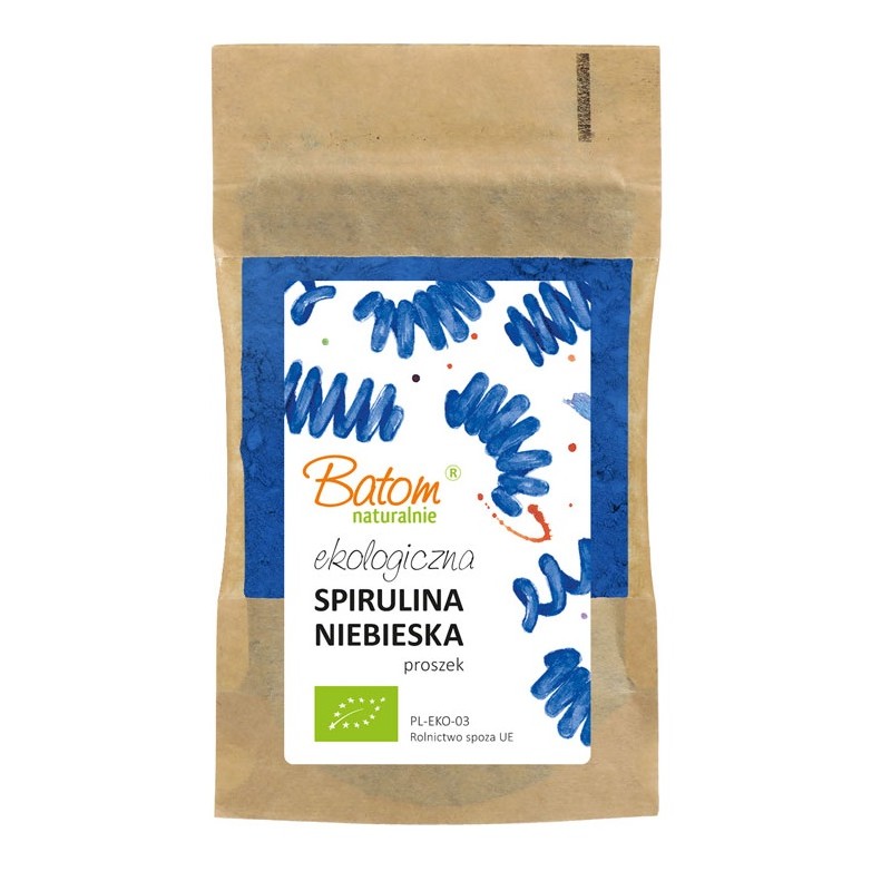 SPIRULINA NIEBIESKA BIO 15 g - BATOM
