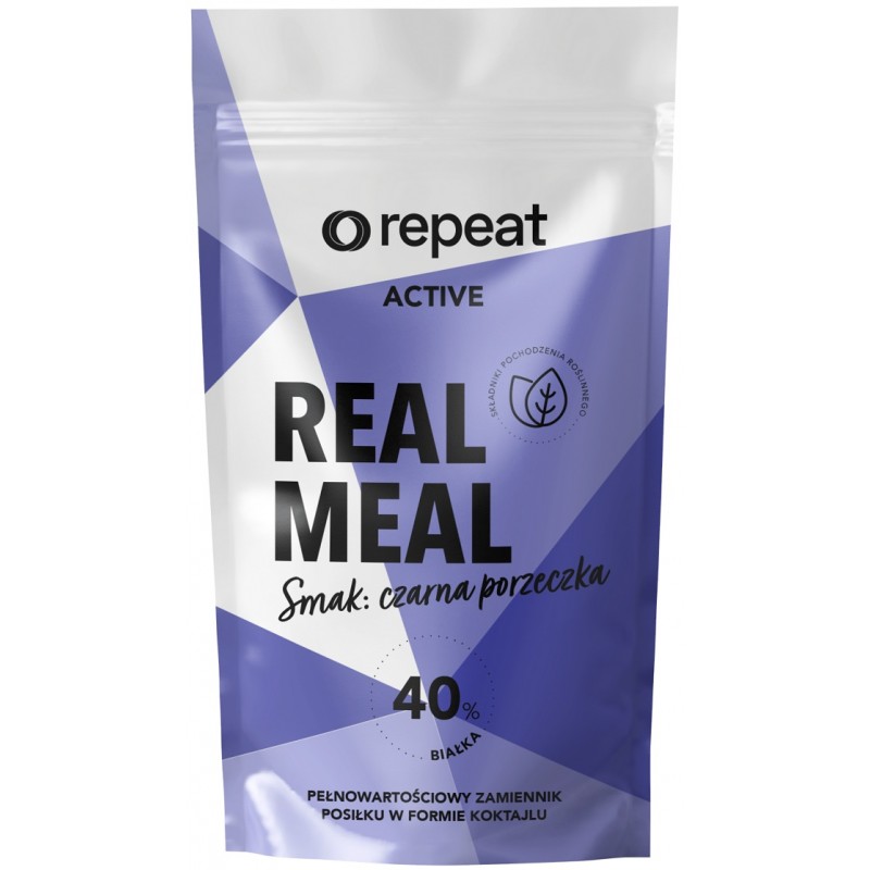 KOKTAJL W PROSZKU O SMAKU CZARNEJ PORZECZKI 100 g - REPEAT (ACTIVE)