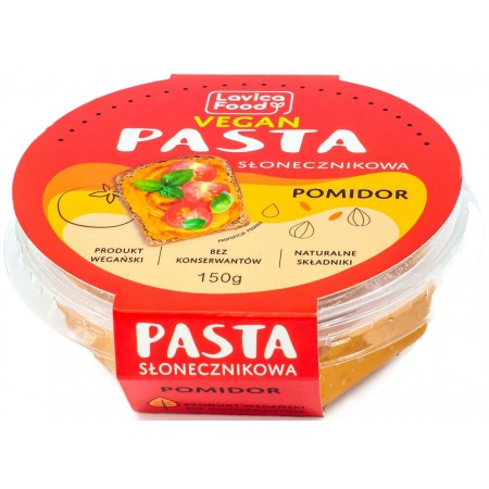 PASTA SŁONECZNIKOWA POMIDOR 150 g - LAVICA FOOD
