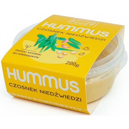 HUMMUS CZOSNEK NIEDŹWIEDZI 200 g - LAVICA FOOD