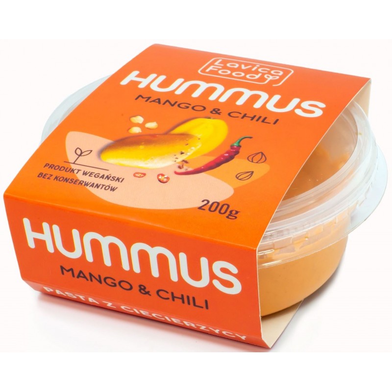 HUMMUS MANGO I CHILI 200 g - LAVICA FOOD