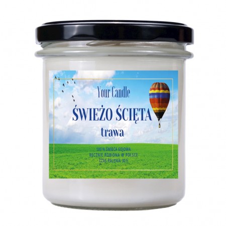 ŚWIECA SOJOWA ŚWIEŻO ŚCIĘTA TRAWA 150 ml - YOUR CANDLE