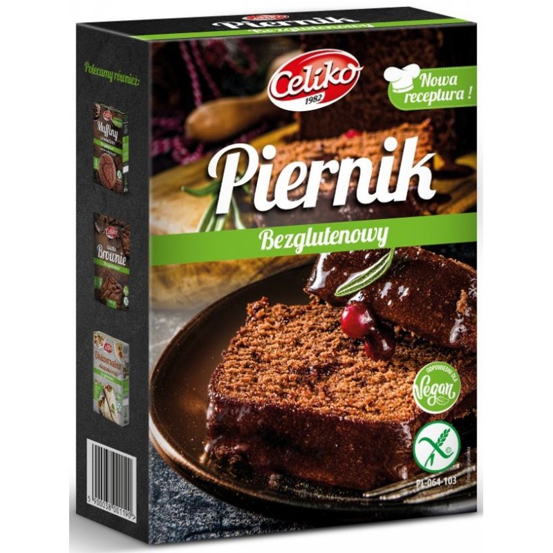 MIESZANKA DO WYPIEKU PIERNIKA BEZGLUTENOWA 300 g - CELIKO