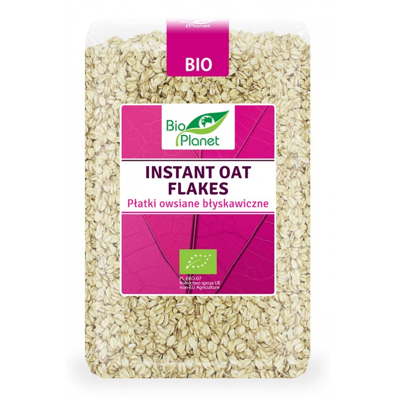 PŁATKI OWSIANE BŁYSKAWICZNE BIO 1 kg - BIO PLANET
