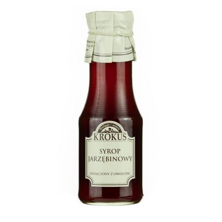 SYROP JARZĘBINOWY BEZGLUTENOWY 355 g (280 ml) - KROKUS