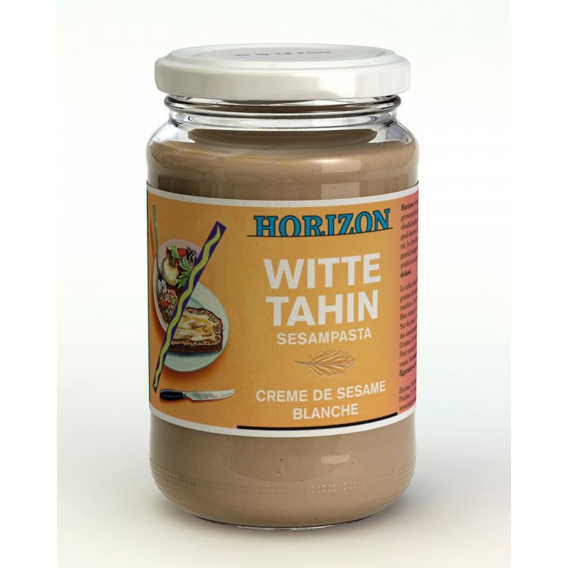 TAHINI BIAŁE (PASTA SEZAMOWA) BIO 350 g - HORIZON