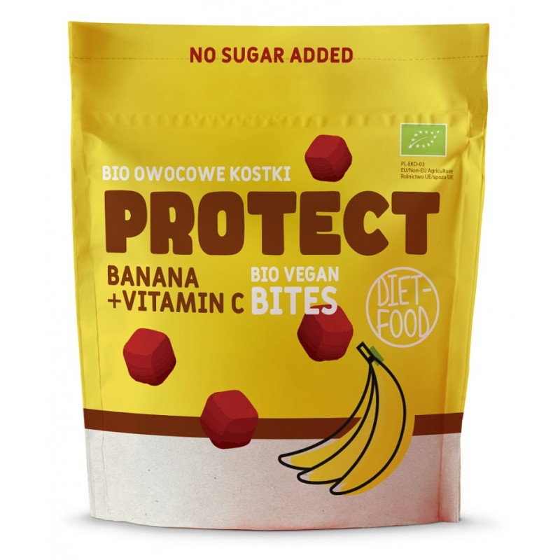 BITES BANANA BIO 120 g - DIET-FOOD