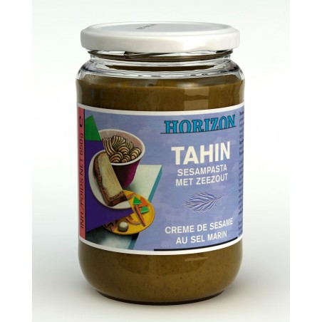 TAHINI (PASTA SEZAMOWA) Z SOLĄ MORSKĄ BIO 650 g - HORIZON