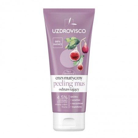 PEELING - MUS DO TWARZY ENZYMATYCZNY ODNAWIAJĄCY 60 ml - UZDROVISCO