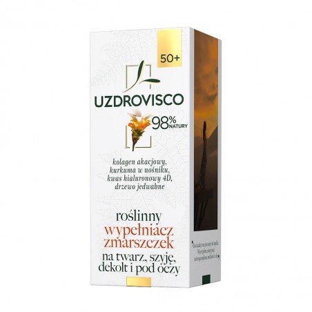 ROŚLINNY WYPEŁNIACZ ZMARSZCZEK 50 ml - UZDROVISCO (KURKUMA)