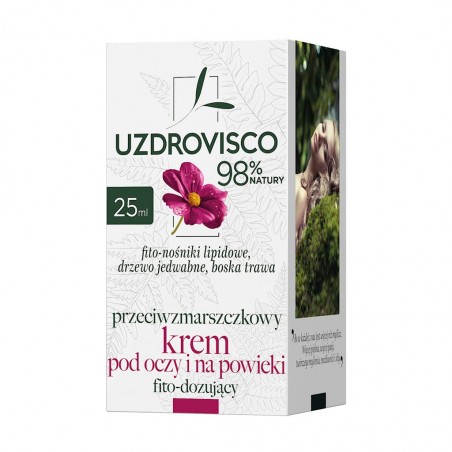 KREM POD OCZY I NA POWIEKI PRZECIWZMARSZCZKOWY FITO-DOZUJĄCY 25 ml - UZDROVISCO (FITO)