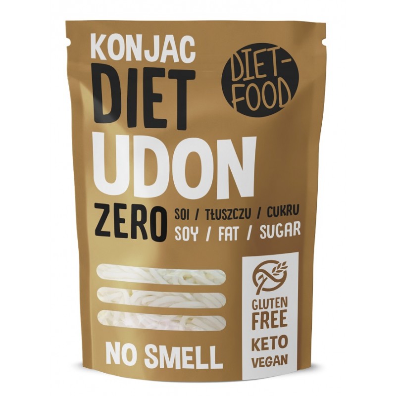 MAKARON (KONJAC TYPU UDON) BEZGLUTENOWY 270 g (200 g) - DIET-FOOD