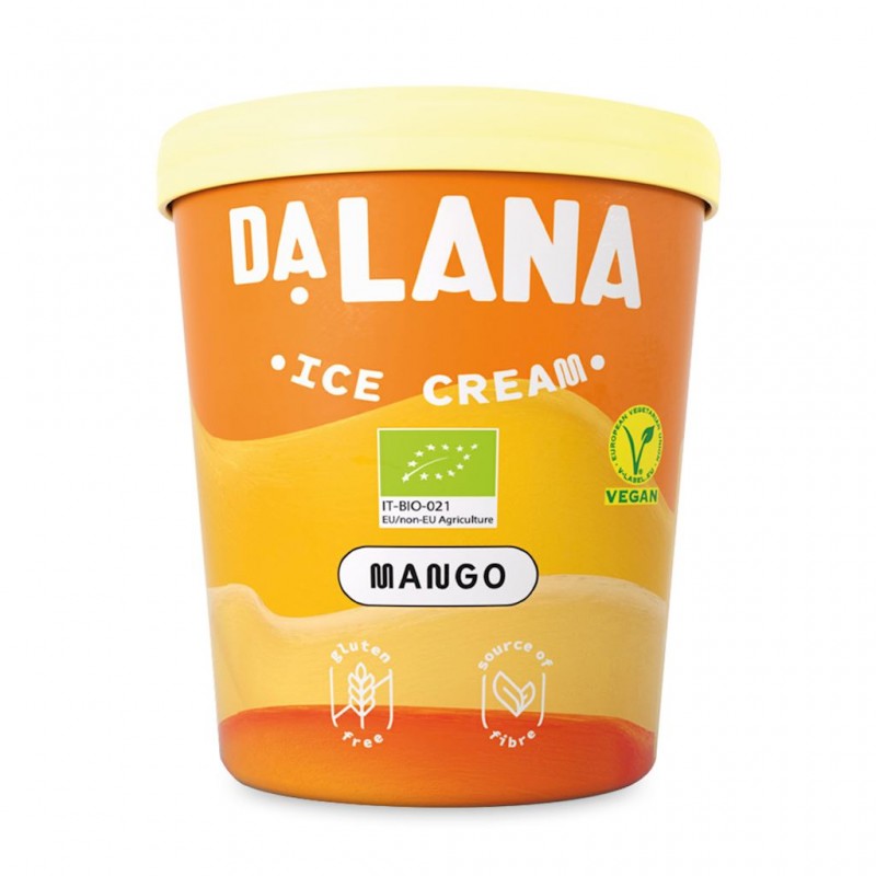 LODY WEGAŃSKIE BEZGLUTENOWE - DALANA - MANGO BIO 500 ml
