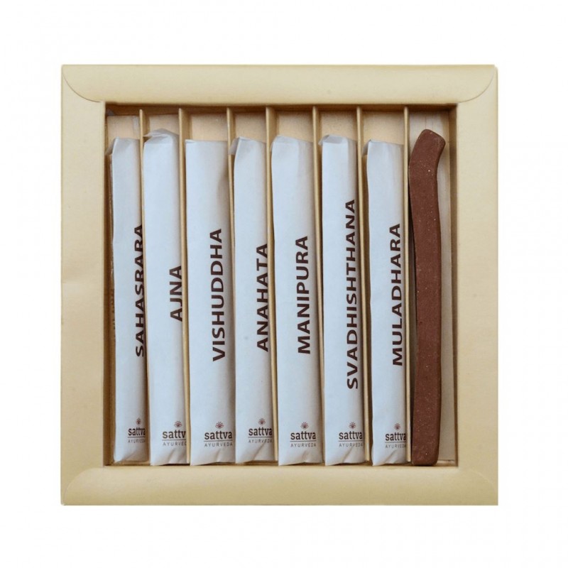 KADZIDŁA INDYJSKIE HARMONIZUJĄCE CZAKRY (49 szt.) - SATTVA