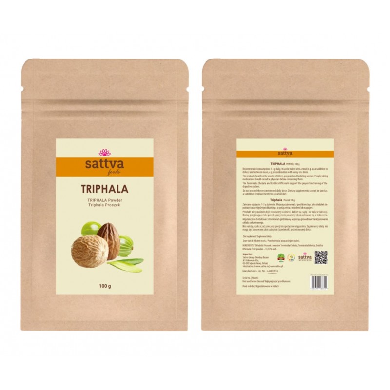 TRIPHALA W PROSZKU 100 g - SATTVA