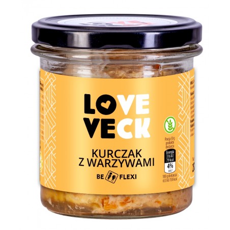 KURCZAK Z WARZYWAMI BEZGLUTENOWY 250 g - SMAK GÓRNO (LOVE VECK)