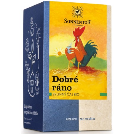 HERBATKA ZIOŁOWA NA DZIEŃ DOBRY (GOOD MORNING) BIO (18 x 1,5 g) 27 g - SONNENTOR