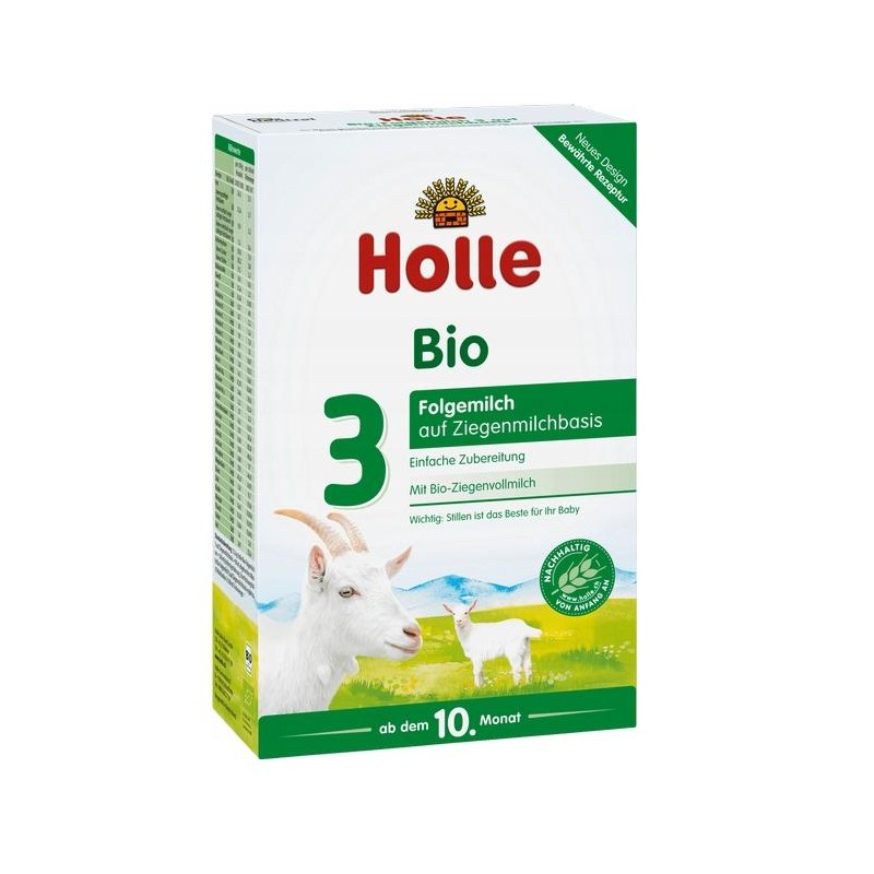 MLEKO NASTĘPNE KOZIE 3 DLA NIEMOWLĄT OD 10 MIESIĄCA BIO 400 g - HOLLE