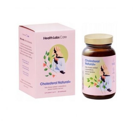 KAPSUŁKI NA PRAWIDŁOWY POZIOM CHOLESTEROLU (CHOLESTEROL NATURAL+) 60 szt. - HEALTH LABS CARE