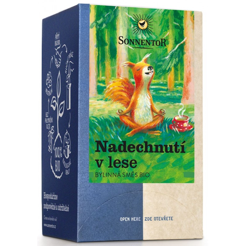 HERBATKA ZIOŁOWA GŁĘBOKI ODDECH W LESIE (DEEP BREATHING IN THE FOREST) BIO (18 x 1,2 g) 21,6 g - SONNENTOR