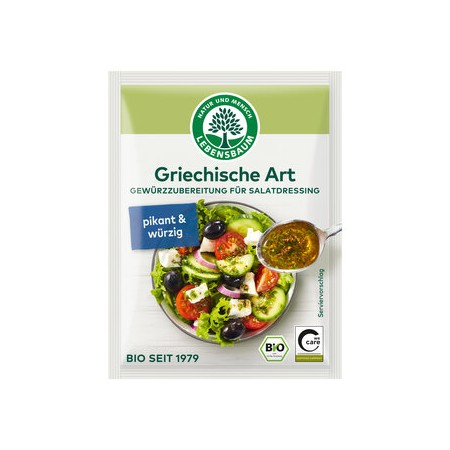 DRESSING - SOS SAŁATKOWY W STYLU GRECKIM BIO (3 x 5 g) 15 g - LEBENSBAUM