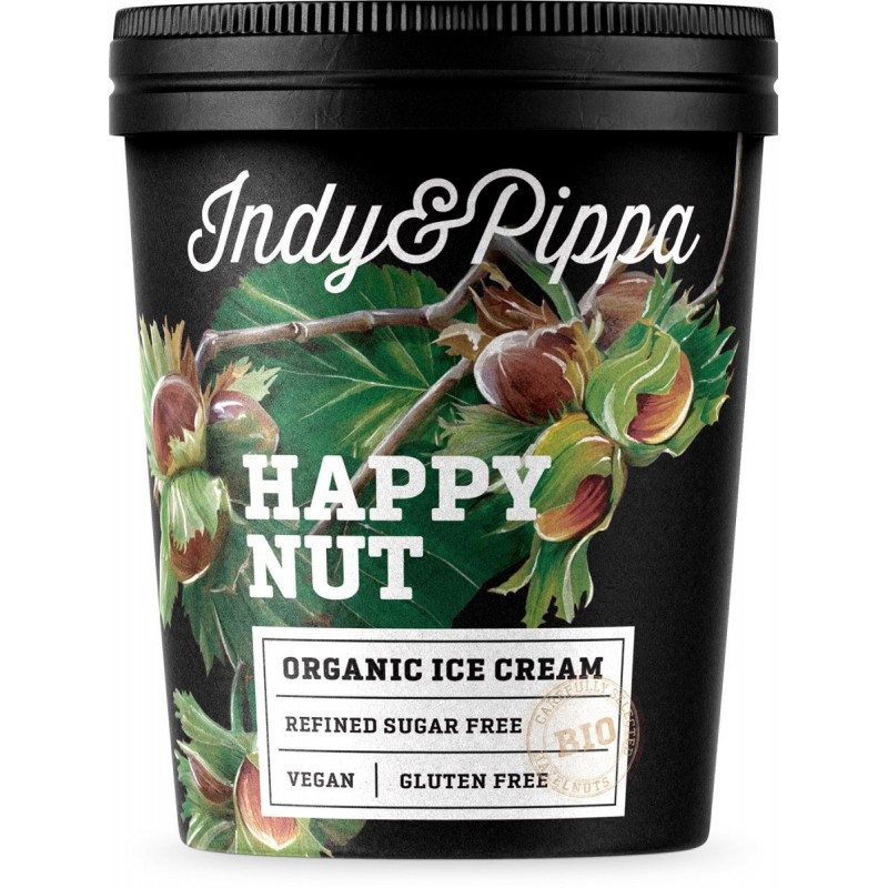 LODY WEGAŃSKIE BEZGLUTENOWE - INDY & PIPPA - ORZECH LASKOWY BIO 125 ml