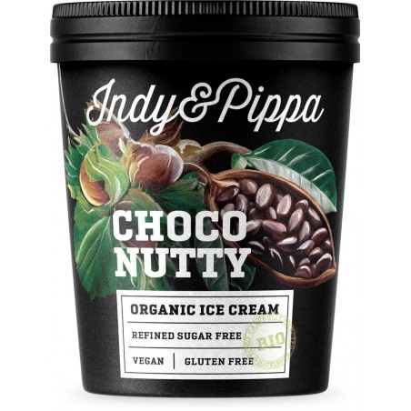 LODY WEGAŃSKIE BEZGLUTENOWE - INDY & PIPPA - ORZECH LASKOWY & CZEKOLADA BIO 125 ml