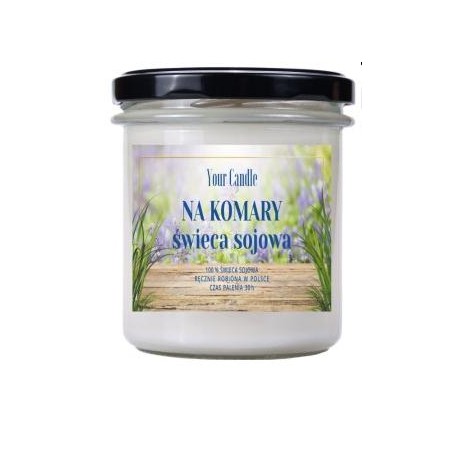 ŚWIECA SOJOWA NA KOMARY 150 ml - YOUR CANDLE (PRODUKT SEZONOWY)