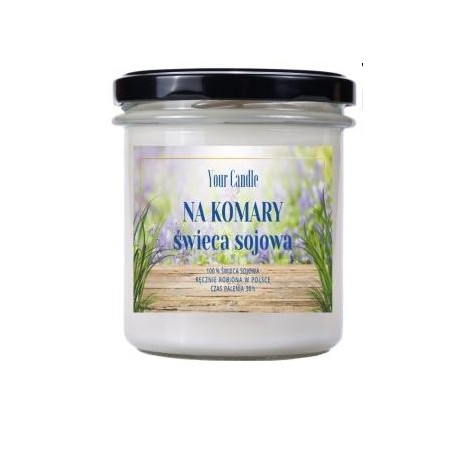 ŚWIECA SOJOWA NA KOMARY 150 ml - YOUR CANDLE (PRODUKT SEZONOWY)