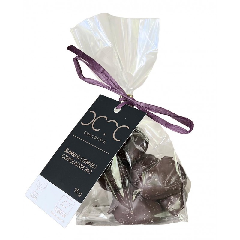 ŚLIWKI W CIEMNEJ CZEKOLADZIE BIO 95 g - COCOA (OCTO)