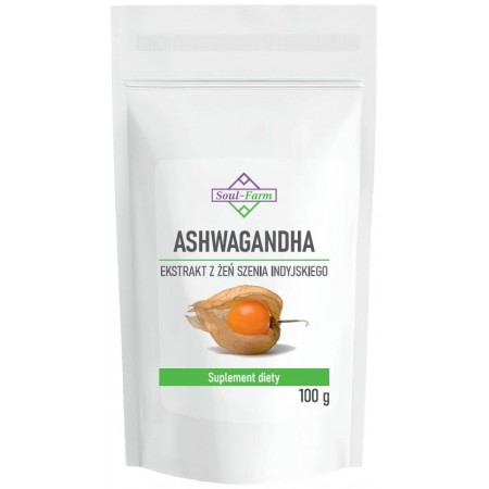 ASHWAGANDHA EKSTRAKT PROSZEK 100 g - SOUL FARM