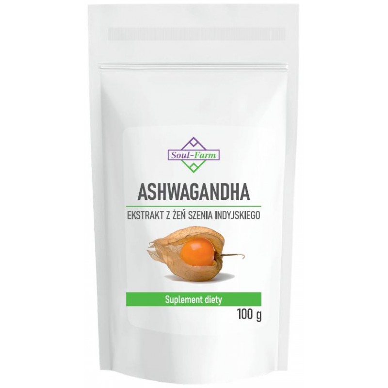 ASHWAGANDHA EKSTRAKT PROSZEK 100 g - SOUL FARM