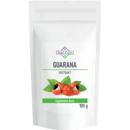 GUARANA EKSTRAKT PROSZEK 100 g - SOUL FARM