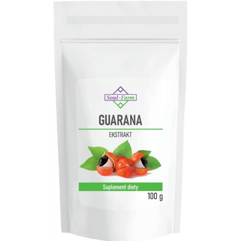 GUARANA EKSTRAKT PROSZEK 100 g - SOUL FARM