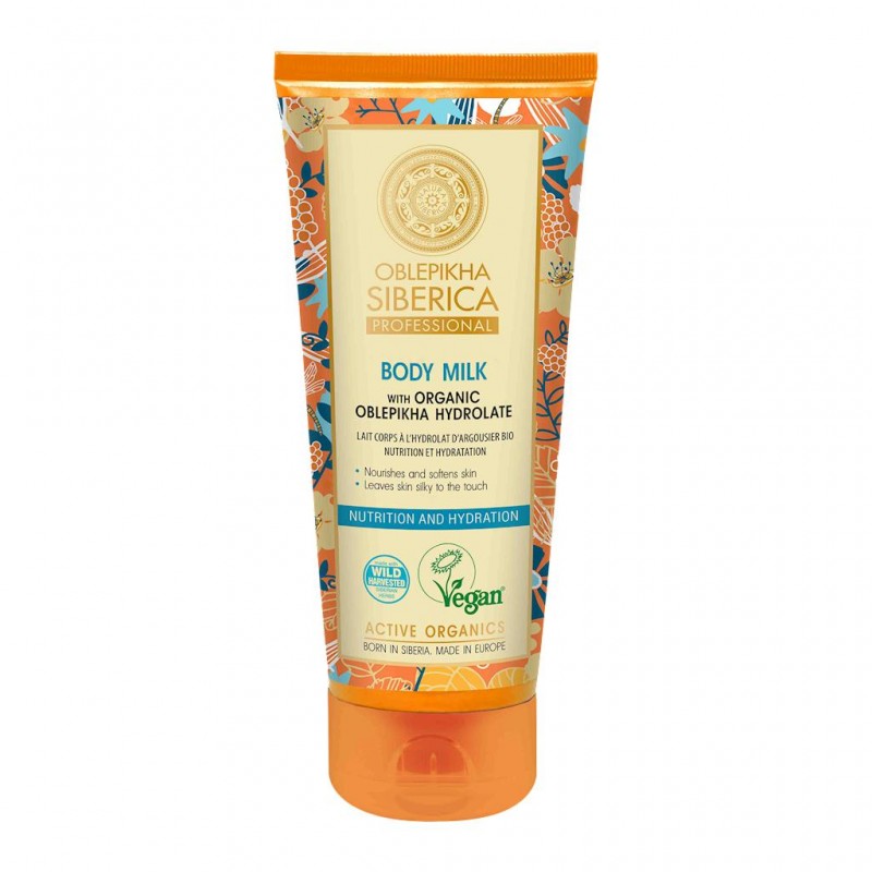 MLECZKO DO CIAŁA NAWADNIAJĄCE HYDROLAT Z ROKITNIKA 200 ml - NATURA SIBERICA (OBLEPIKHA)