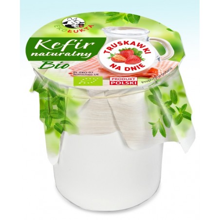 KEFIR Z TRUSKAWKAMI BIO 300 g - EKO ŁUKTA