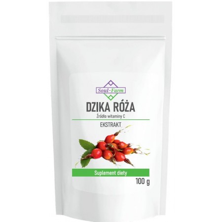 DZIKA RÓŻA EKSTRAKT PROSZEK 100 g - SOUL FARM