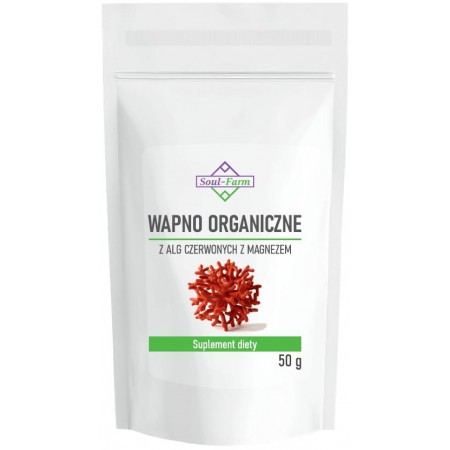 WAPNO Z ALG CZERWONYCH PROSZEK 50 g - SOUL FARM