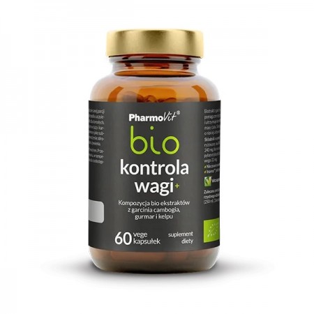 KAPSUŁKI NA KONTROLĘ WAGI BEZGLUTENOWE  BIO 60 szt. (33 g) - PHARMOVIT