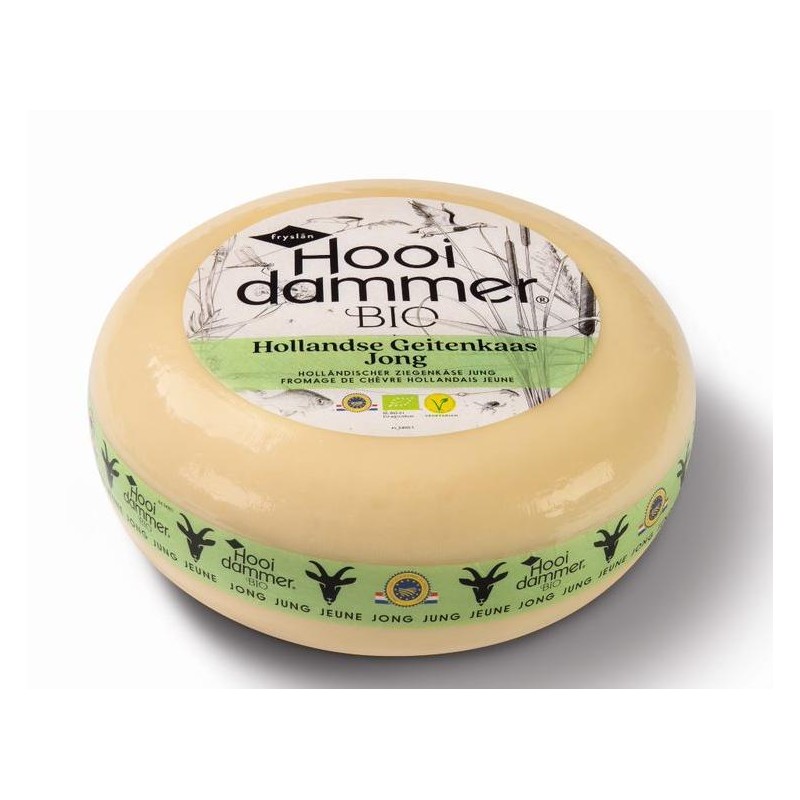 KOZI SER YOUNG (KRÓTKO DOJRZEWAJĄCY) (50 % TŁUSZCZU W SUCHEJ MASIE) BIO (około 4,5 kg) - HOOIDAMMER