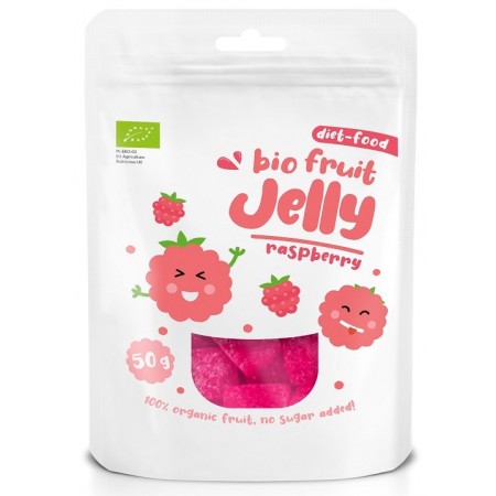 Żelki owocowe malina BIO 50g