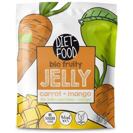 Żelki marchew, mango BIO 50g