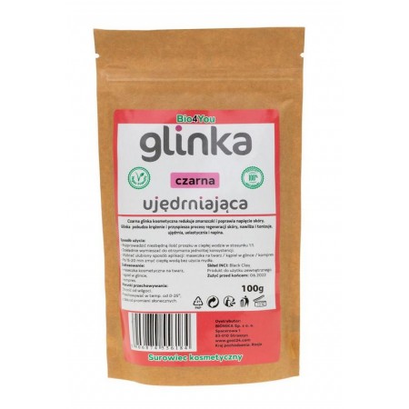 GLINKA KOSMETYCZNA CZARNA UJĘDRNIAJĄCA 100 g - BIOMIKA (BIO4YOU)